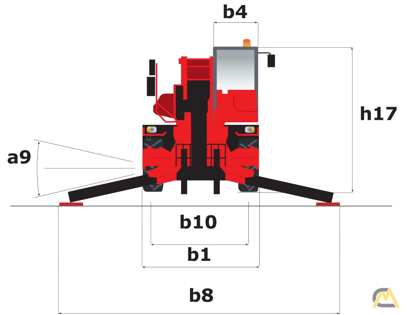 Manitou MRT 2550 Privilege + Rotating Telehandler For Sale or Rent