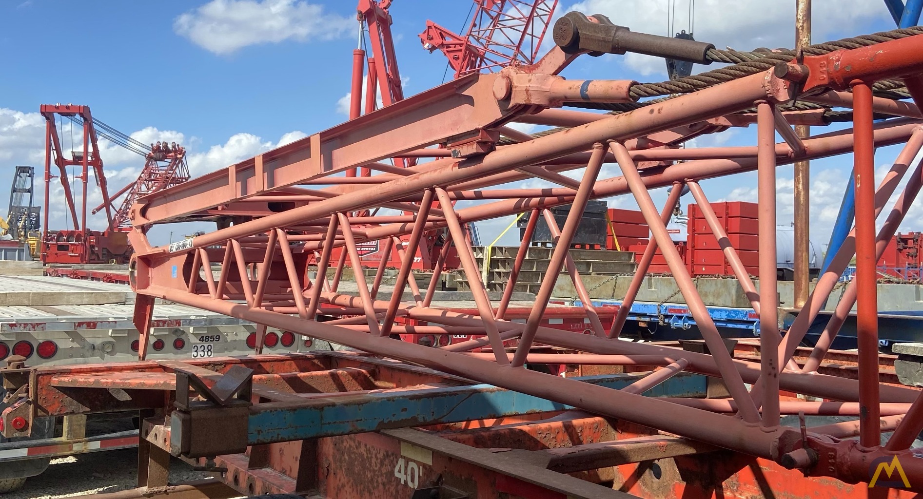 Manitowoc, 1 x 30’ #123 Tubular Jib consists of 1 x 15' Base and 1 x 15' Tip; CranesList ID: 1014 1