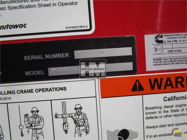 Manitowoc MLC100-1 110-Ton Lattice Boom Crawler Crane 9