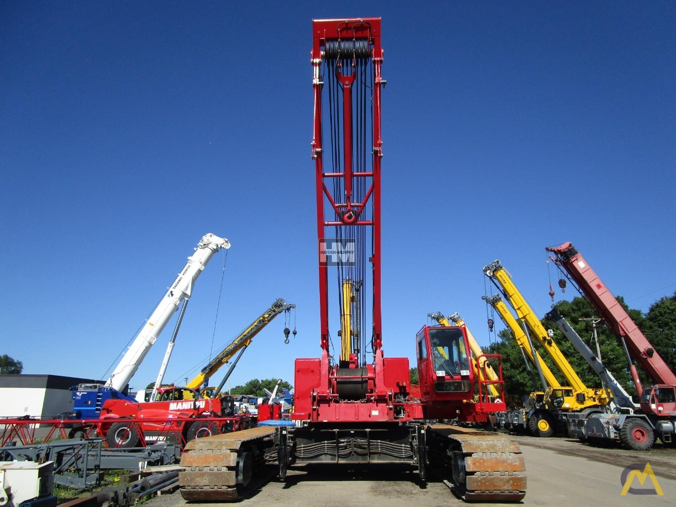 Manitowoc MLC165 182-Ton Lattice Boom Crawler Crane 9