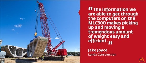 Manitowoc MLC300 VPC 386-Ton Lattice Boom Crawler Crane 1