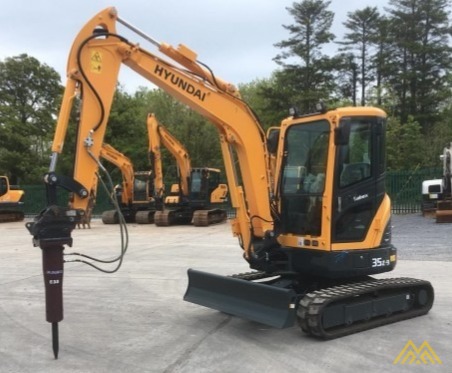 MINI EXCAVATOR HYUNDAI R35Z-9 - 2020 - 7H 0