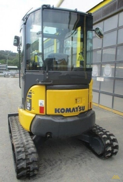 MINI EXCAVATOR KOMATSU PC35MR-3 - 2016 - 357H 1