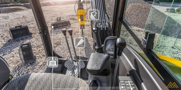 MINI EXCAVATOR VOLVO ECR35D - 2019 - 19H 6