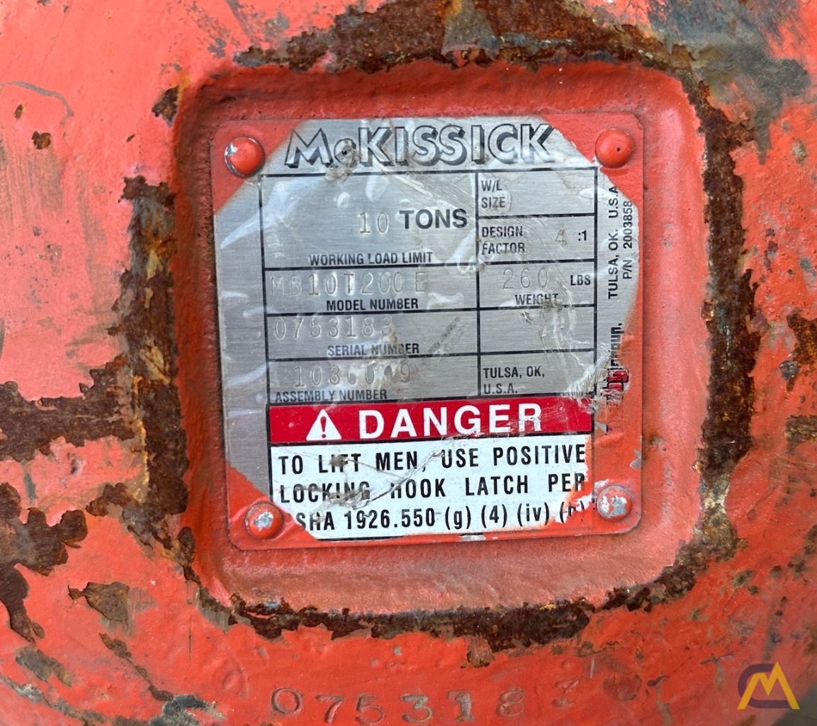 Model MB10T200E Headache Ball – 10 Ton 4