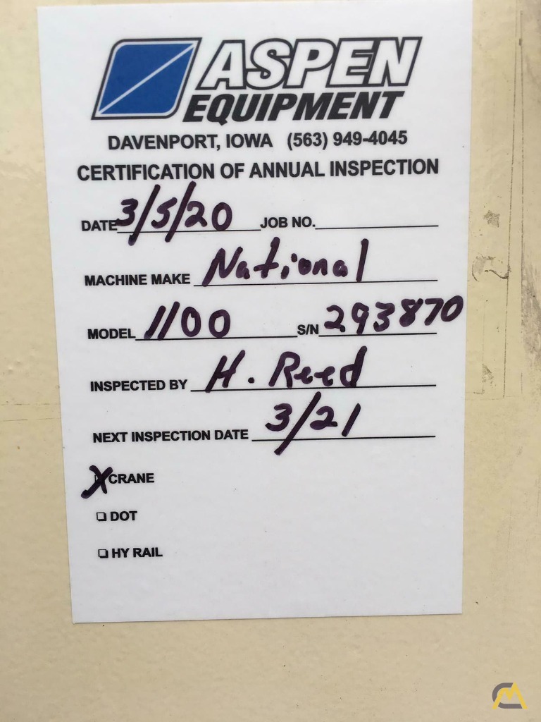 National 11105 28-Ton Boom Truck Crane 17