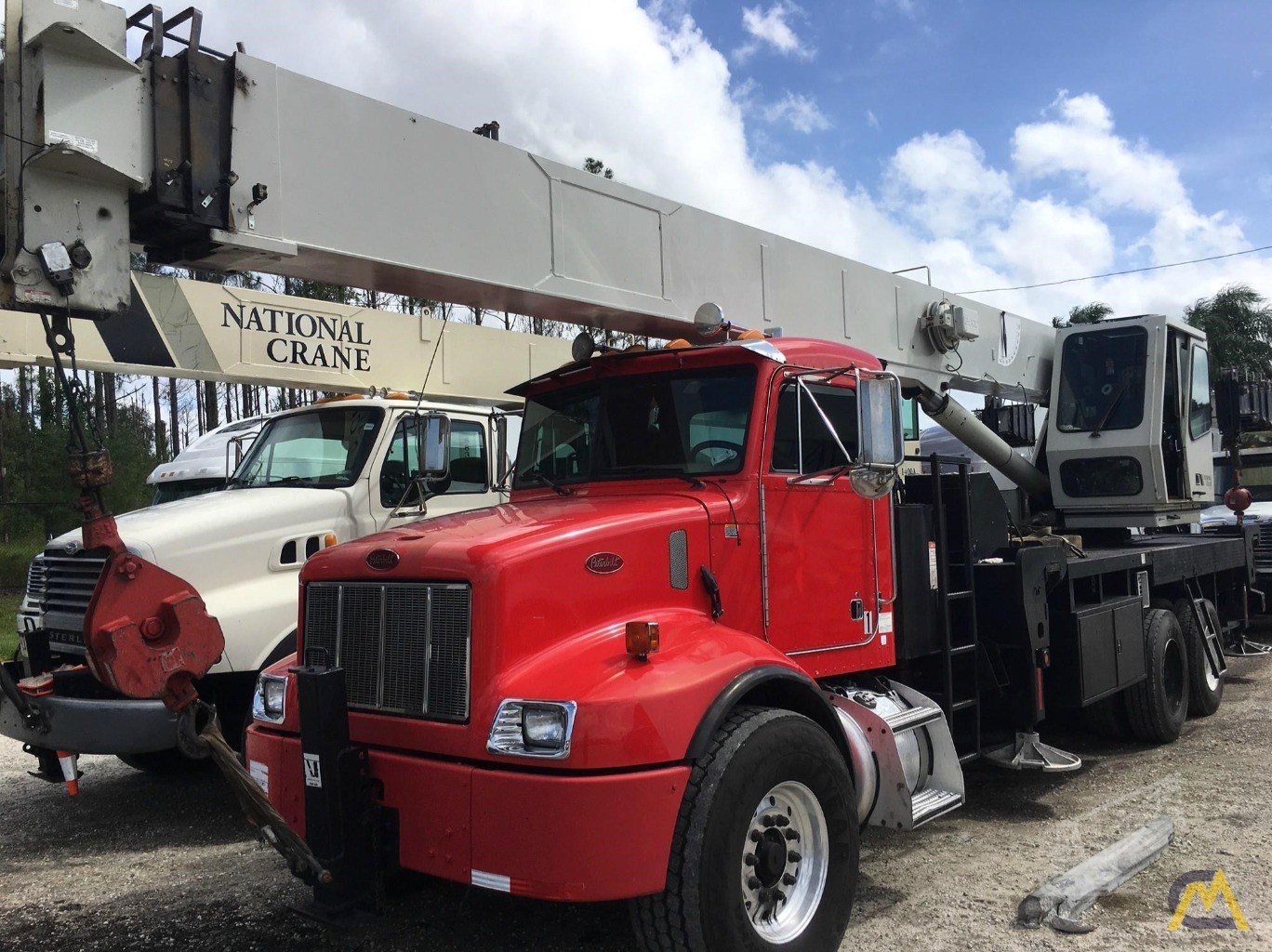 National Series 1400A Model 14110A 33-Ton Boom Truck Crane on Peterbilt 335 1