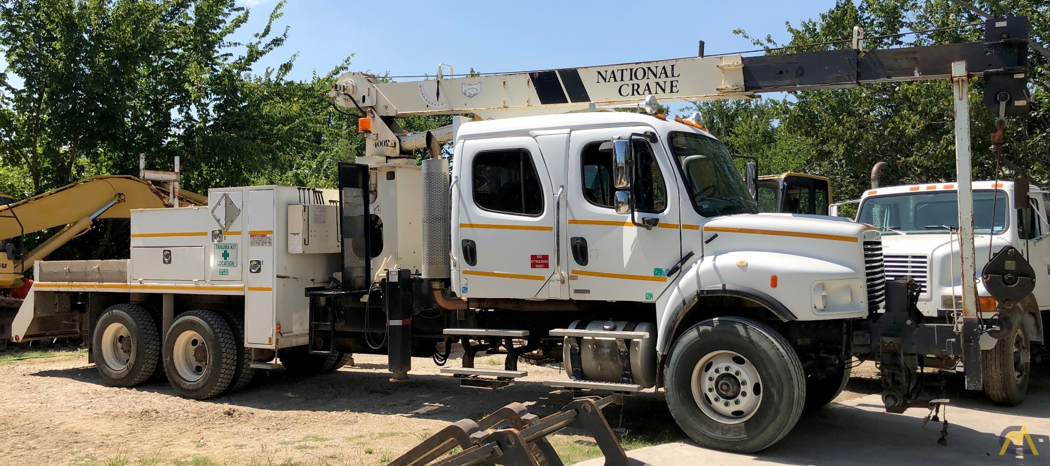 National 400B Series Model 437B 10-ton Boom Truck Crane on Freighliner Business Class M2 0