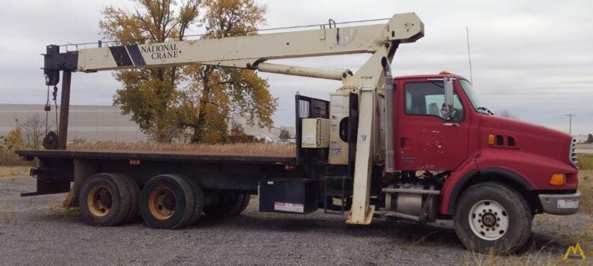 National Series 500E Model 560E 18-ton Boom Truck Crane on Sterling LT8500 3