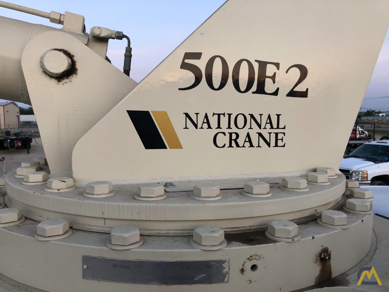 National 500E2 Series 571E2 18-Ton Boom Truck Crane on Ford F750 XL 5