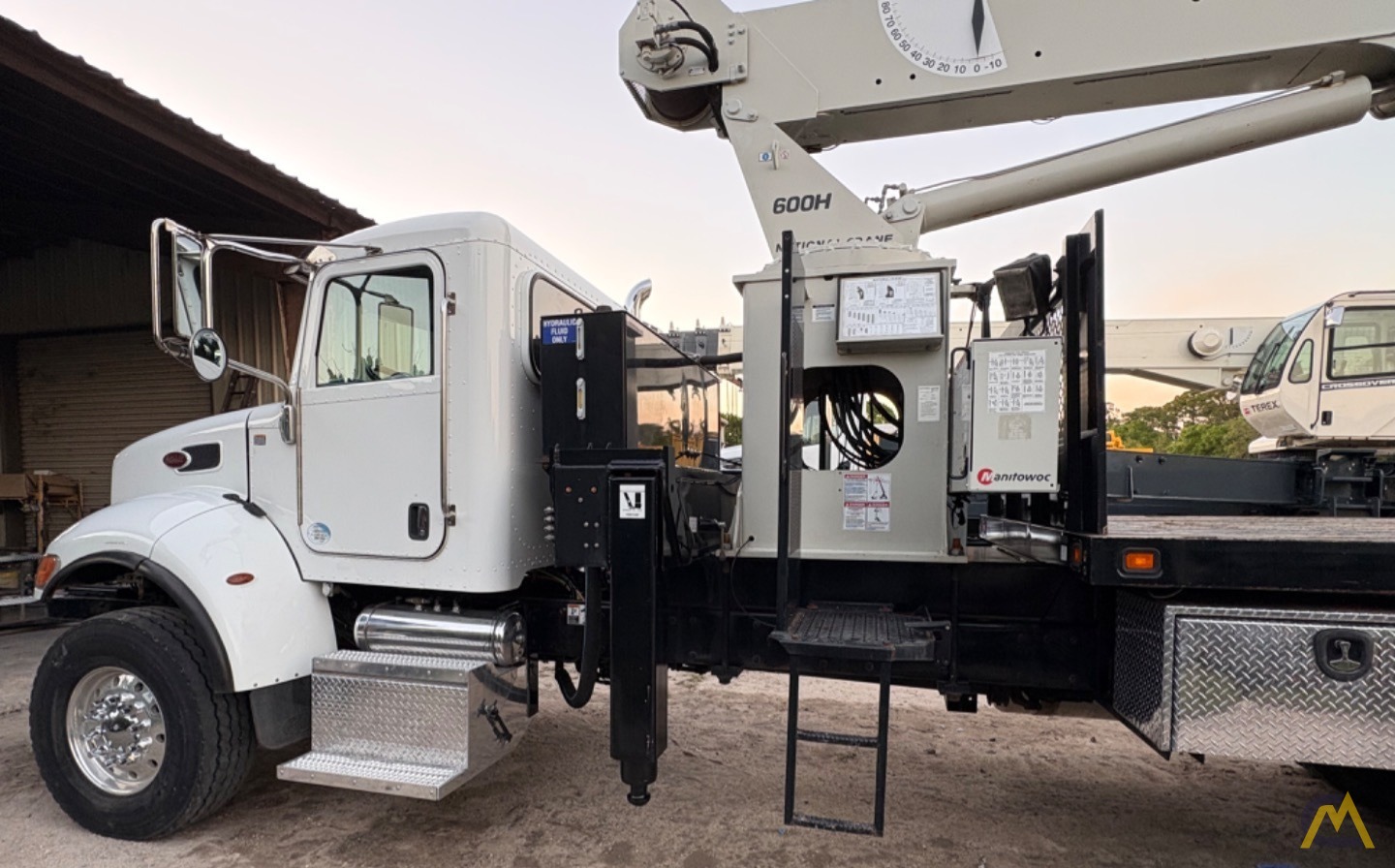 National 600H Series Model 690H Boom Truck Crane on Peterbilt 348 4