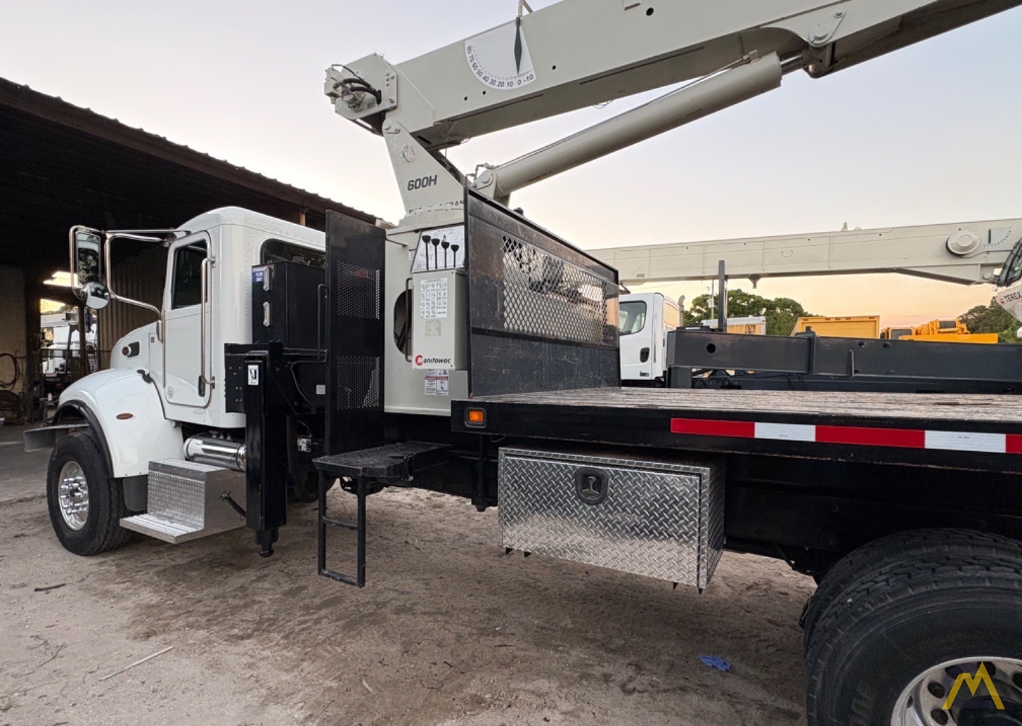 National 600H Series Model 690H Boom Truck Crane on Peterbilt 348 6
