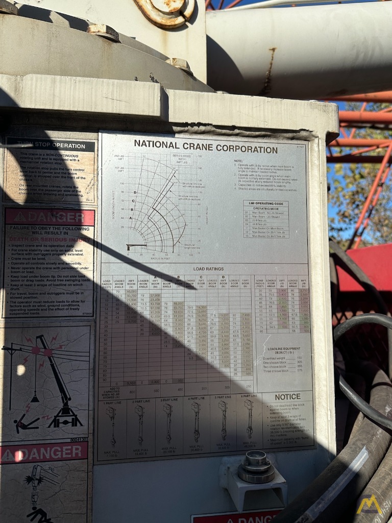 NATIONAL 800D - UNMOUNTED COMPLETE CRANE ONLY - FOR SALE 6