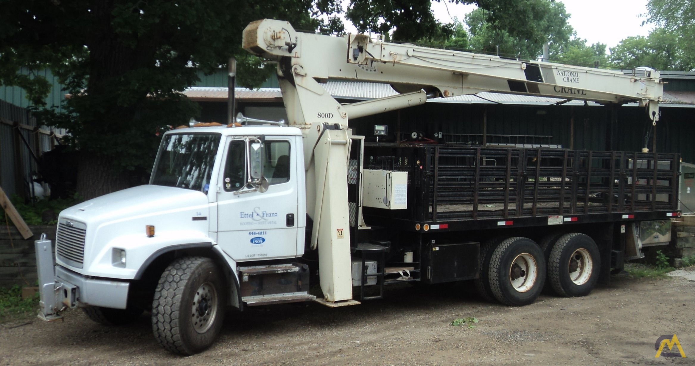 National 880D 23-ton Boom Truck Crane on Freightliner FL80 0