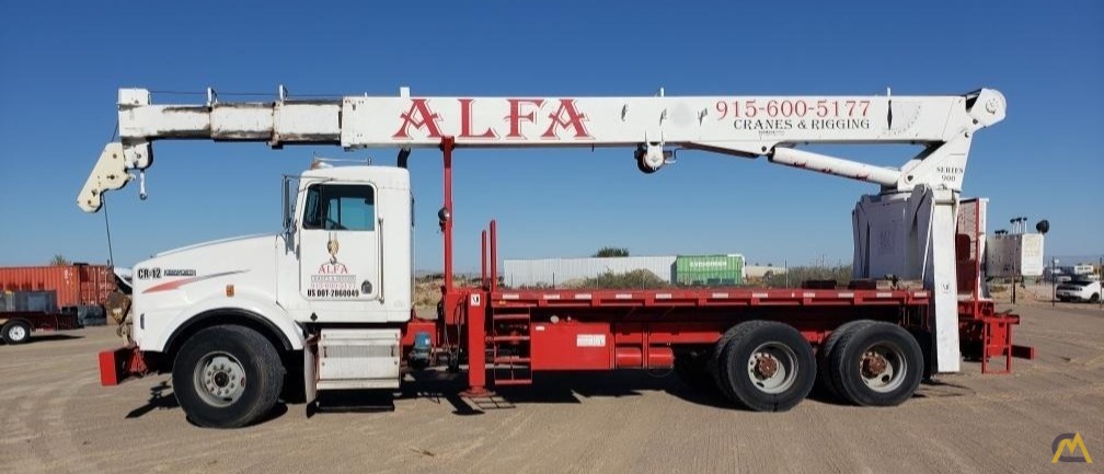 National Series 900A Model 990A 23-Ton Boom Truck Crane on Kenworth 2