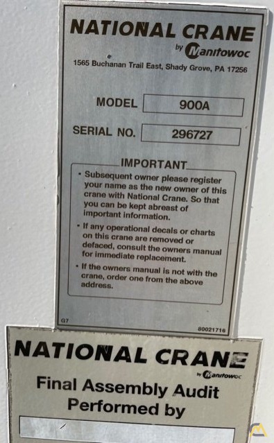 National Crane Series 900A / 9125A 26-ton Boom Truck Crane on Peterbilt 367 15