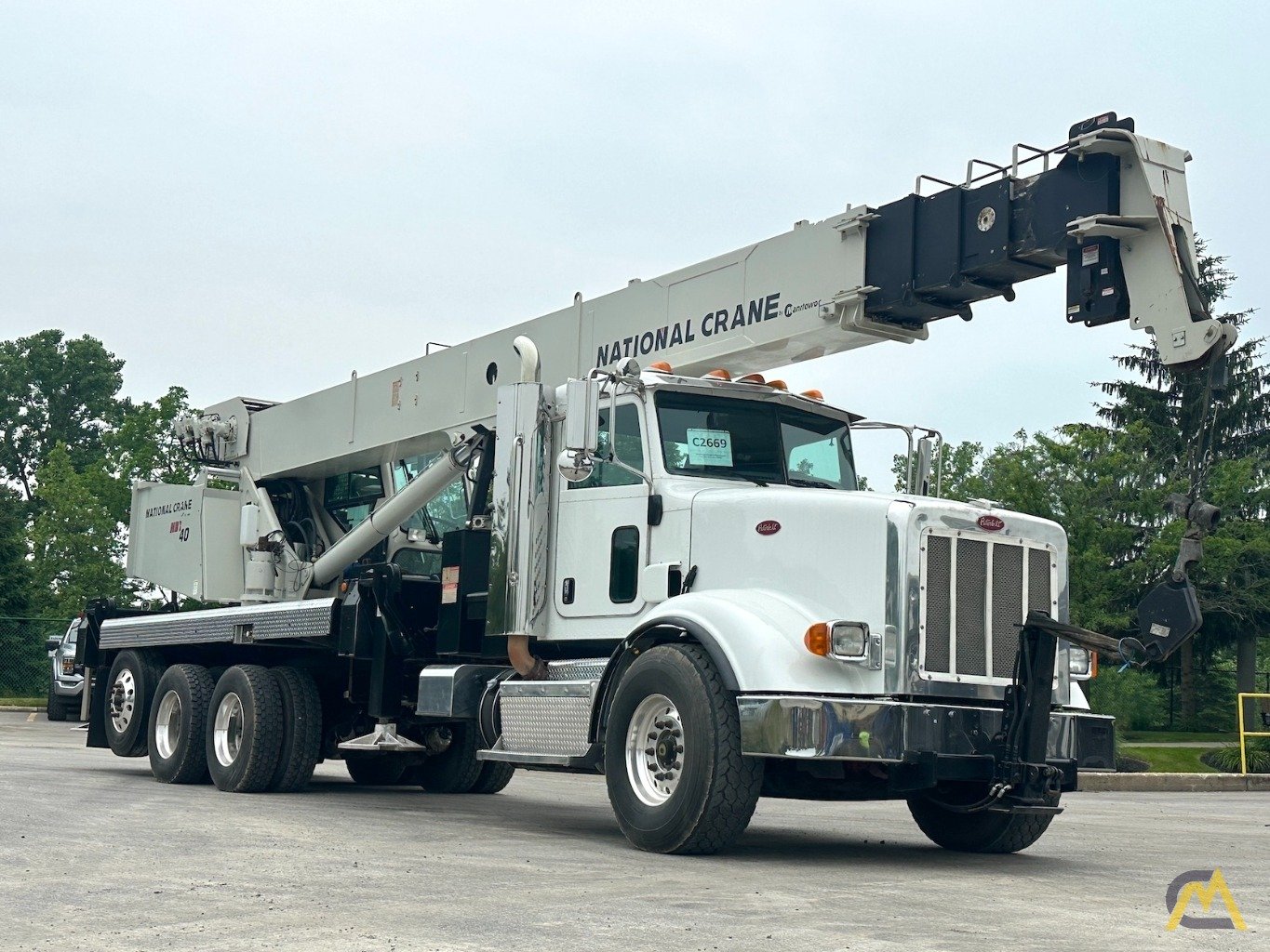 National Series NBT40 / NBT40-127 Boom Truck Crane on Peterbilt 367 1