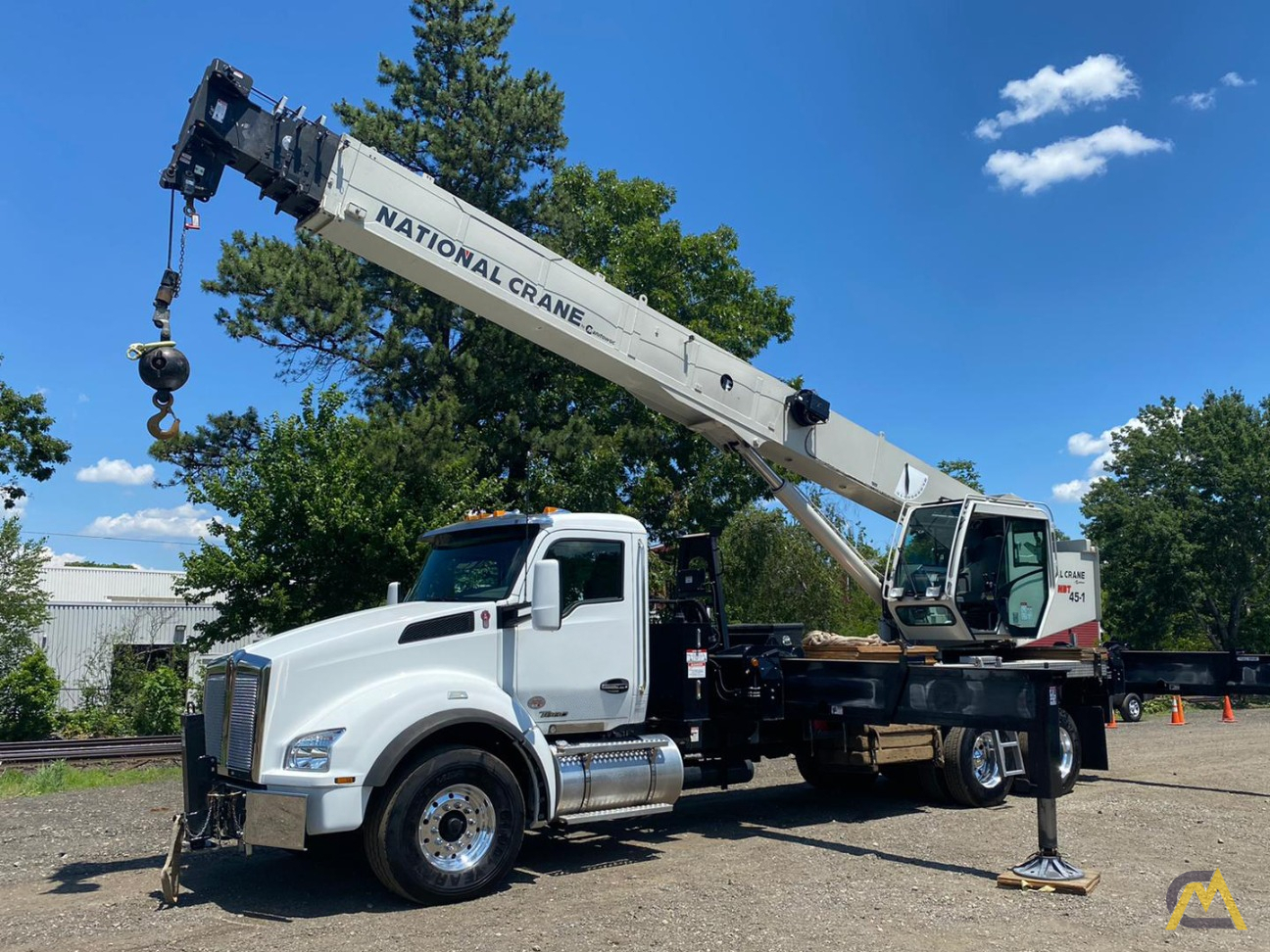 National NBT45-1 45-ton Boom Truck on Kenworth T880 1