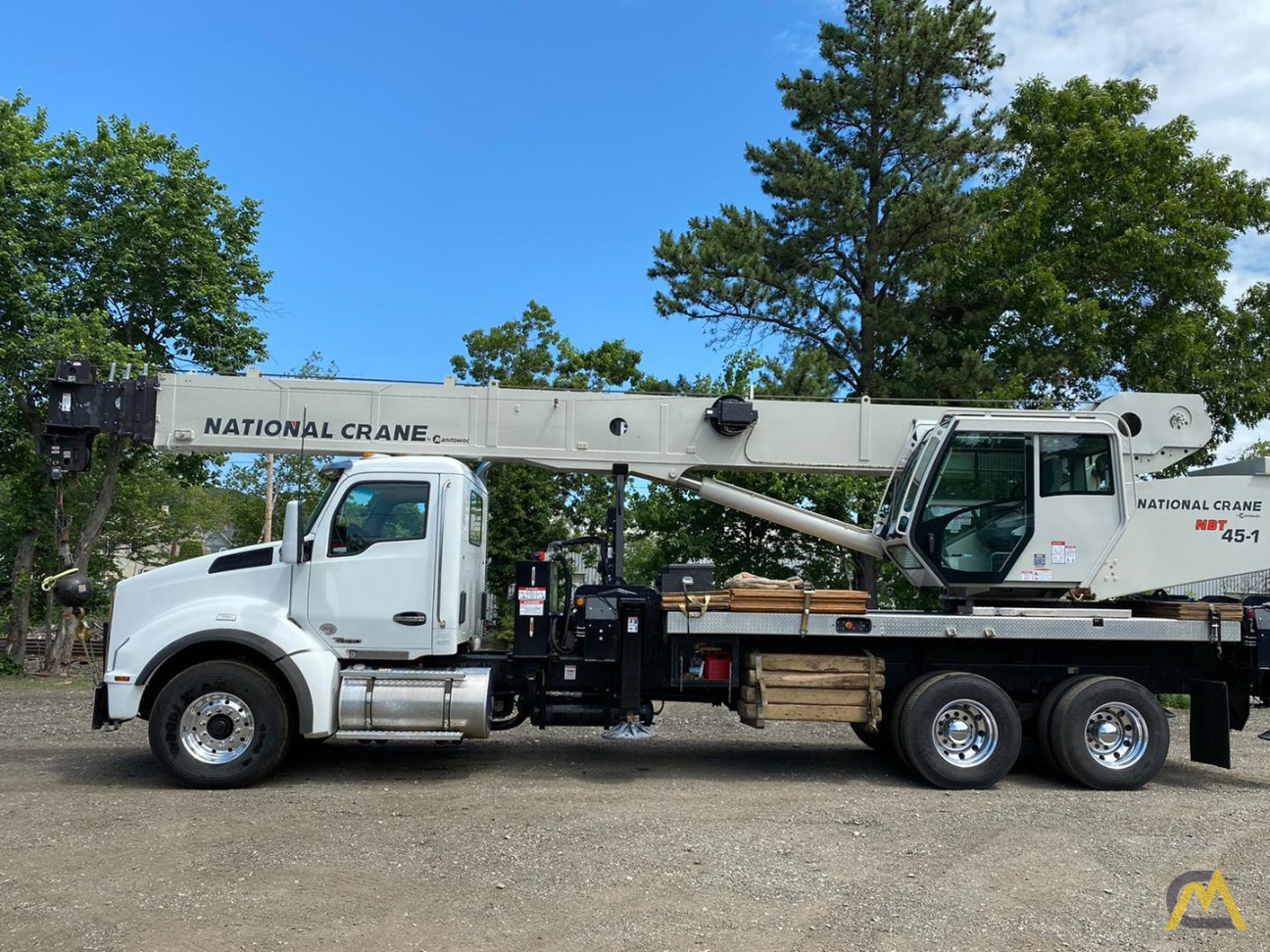 National NBT45-1 45-ton Boom Truck on Kenworth T880 2