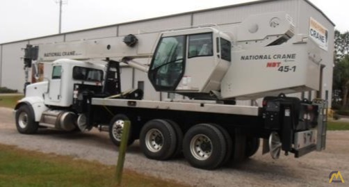 National NBT45-103 Boom Truck 45-ton Boom Truck on Peterbilt 367 1