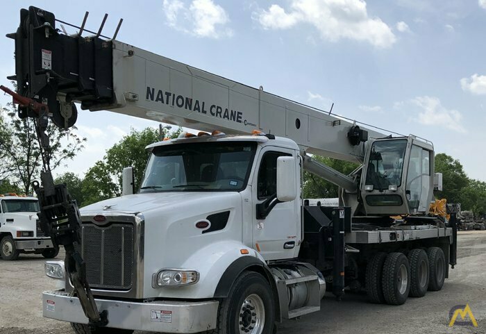 National NBT50-102 50-ton Boom Truck Crane on Peterbilt 567 0