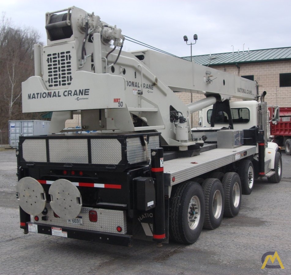 National NBT50 50-ton Boom Truck Crane on Peterbilt 365 7