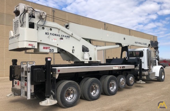 National NBT55-102 50-ton Boom Truck Crane on Peterbilt 367 2