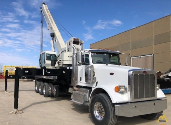 National NBT55-102 50-ton Boom Truck Crane on Peterbilt 367 5