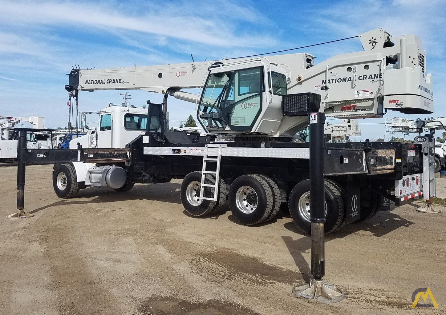 National NBT55-102 55-ton Boom Truck Crane on Peterbilt 367 Tri-Drive 1