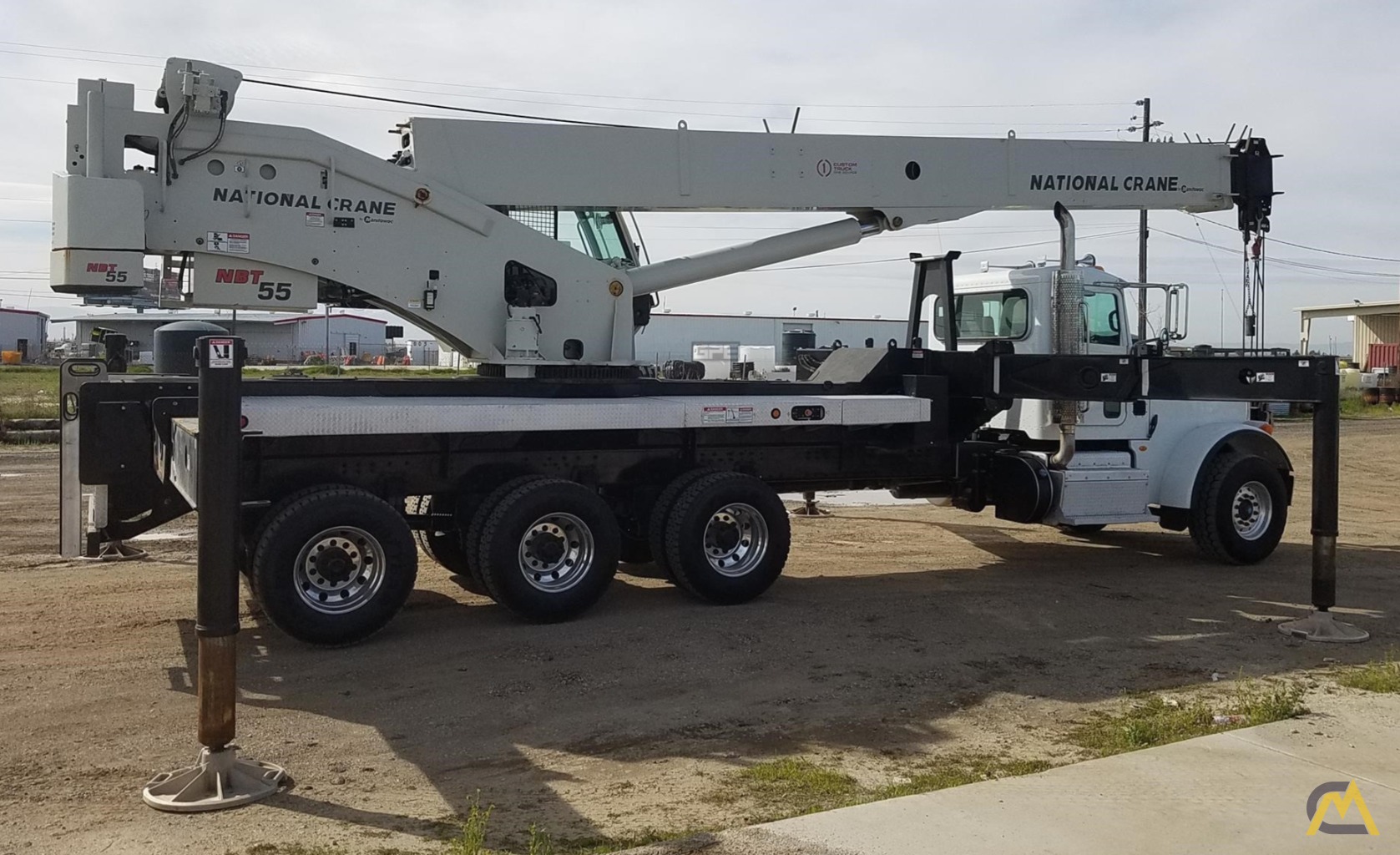 National NBT55-102 55-ton Boom Truck Crane on Peterbilt 367 Tri-Drive 3