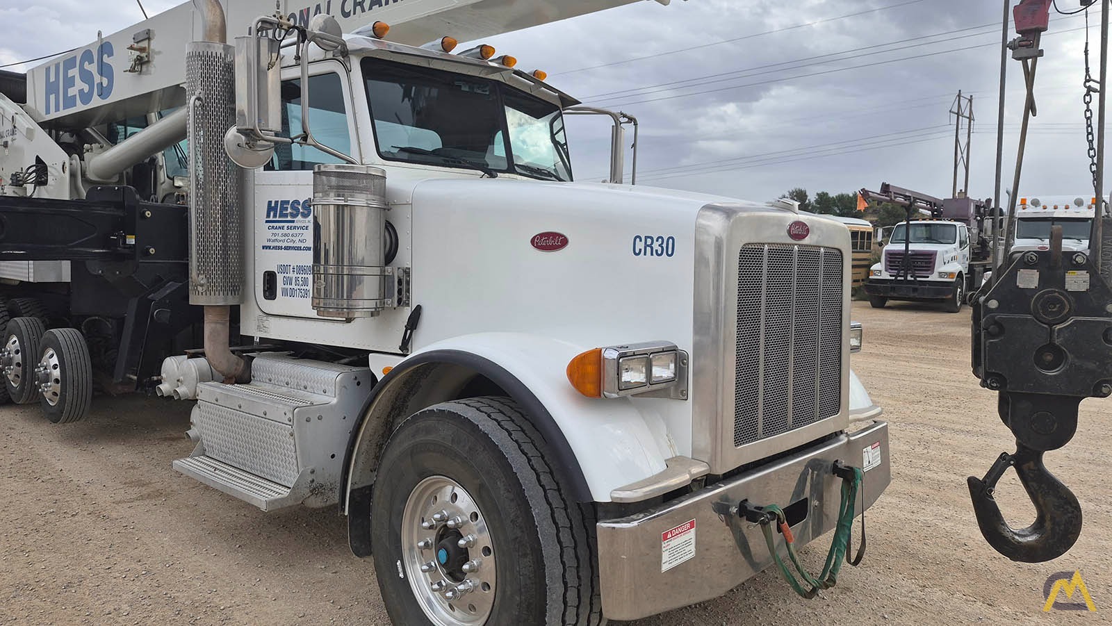 National NBT55-128 Boom Truck Crane on Peterbilt 367 8
