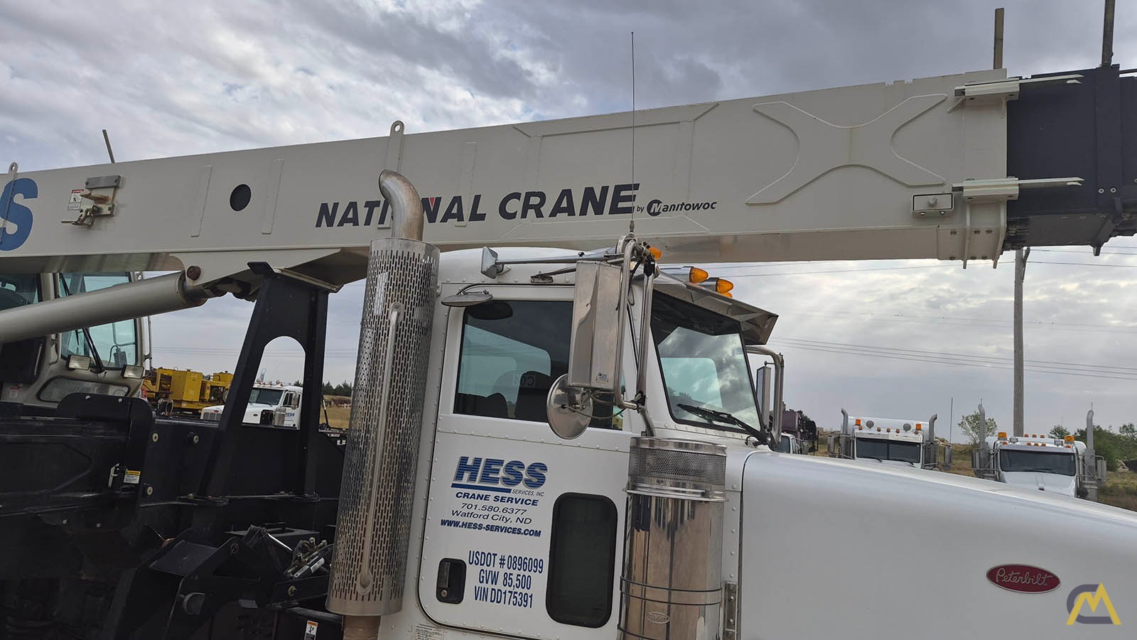 National NBT55-128 Boom Truck Crane on Peterbilt 367 9