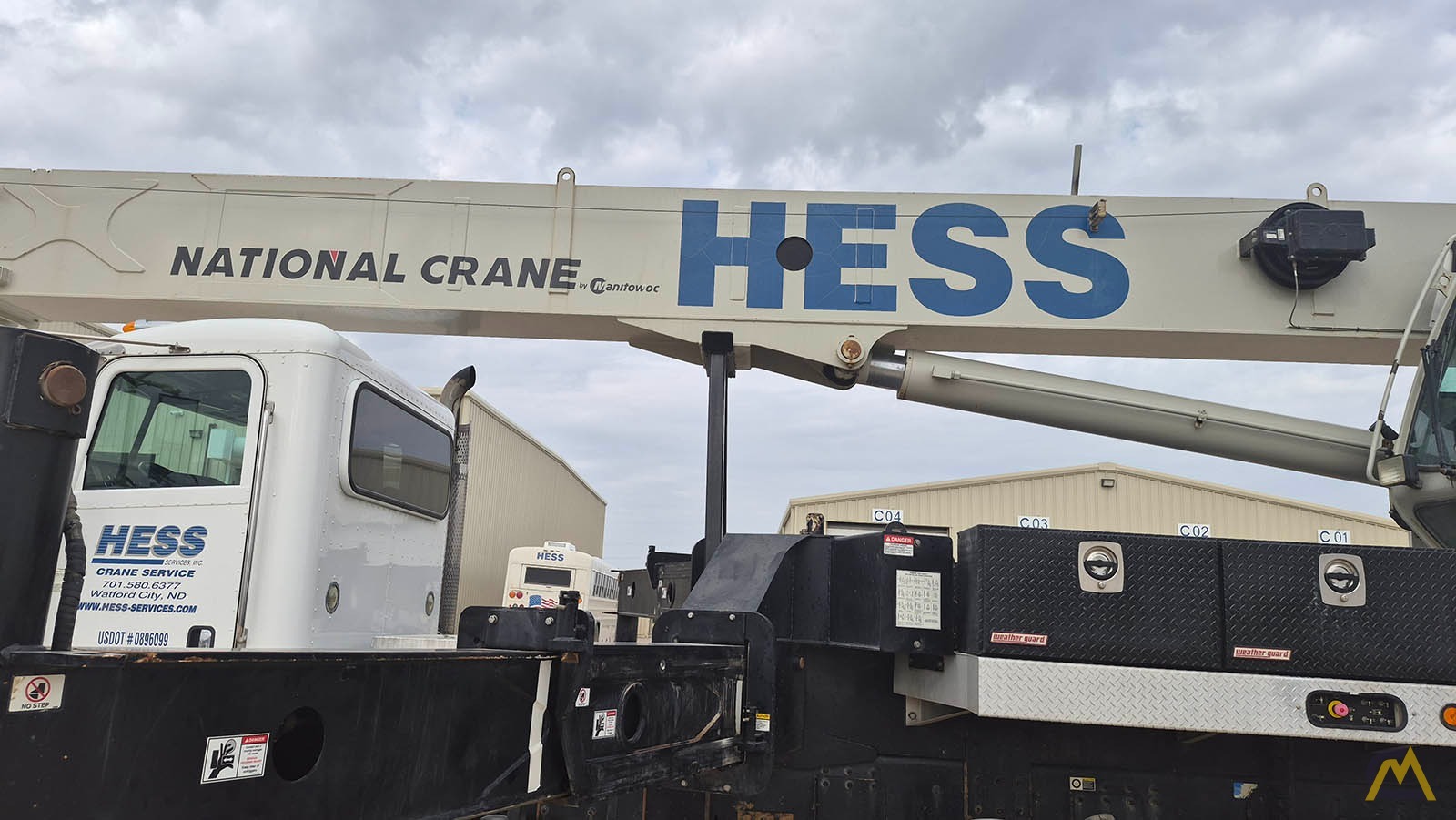 National NBT55-128 Boom Truck Crane on Peterbilt 367 13