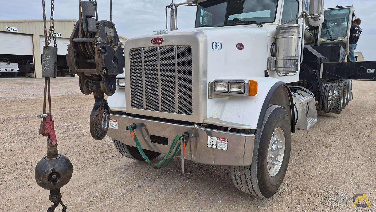 National NBT55-128 Boom Truck Crane on Peterbilt 367 17