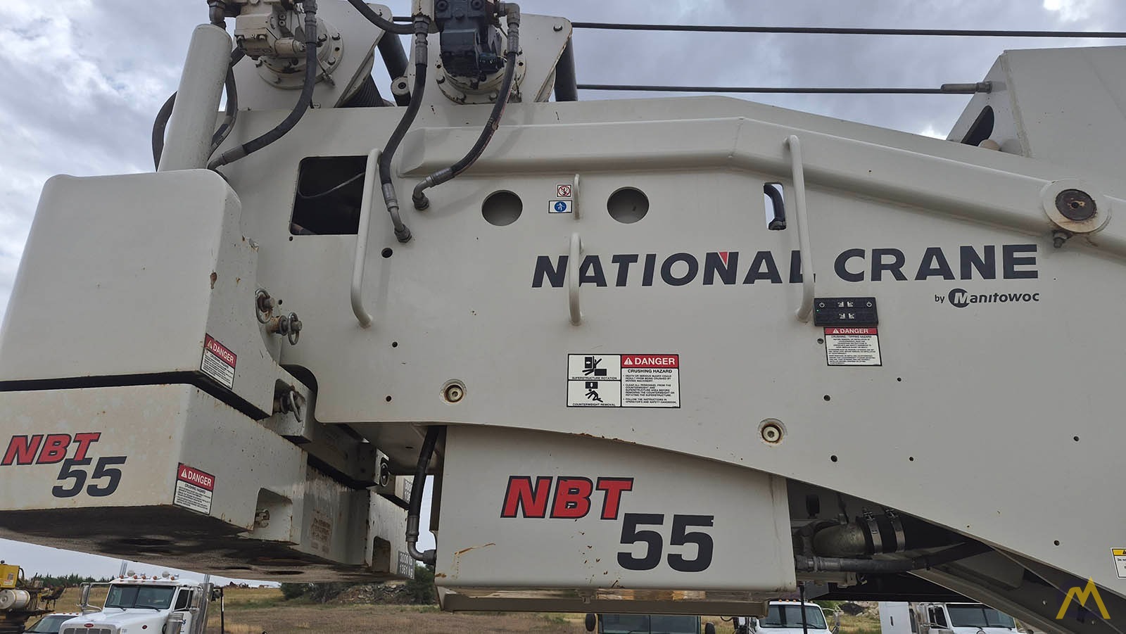 National NBT55-128 Boom Truck Crane on Peterbilt 367 12
