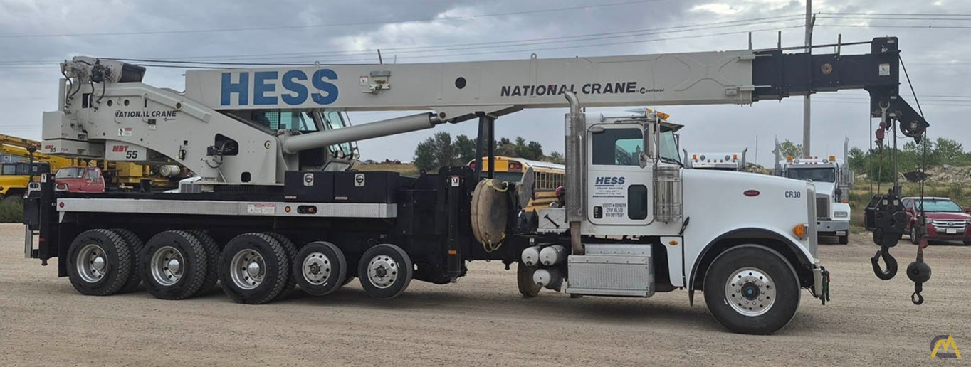 National NBT55-128 Boom Truck Crane on Peterbilt 367 1