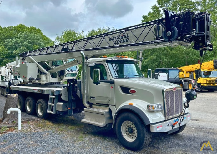National NTC55L-151 Boom Truck Crane on Peterbilt 567 1