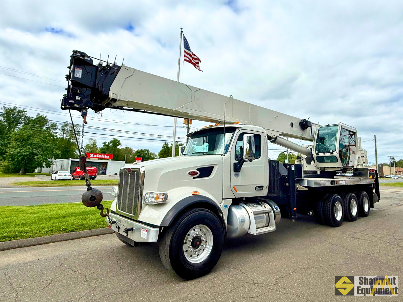 National NTC55L Boom Truck Crane on Peterbilt 567 0