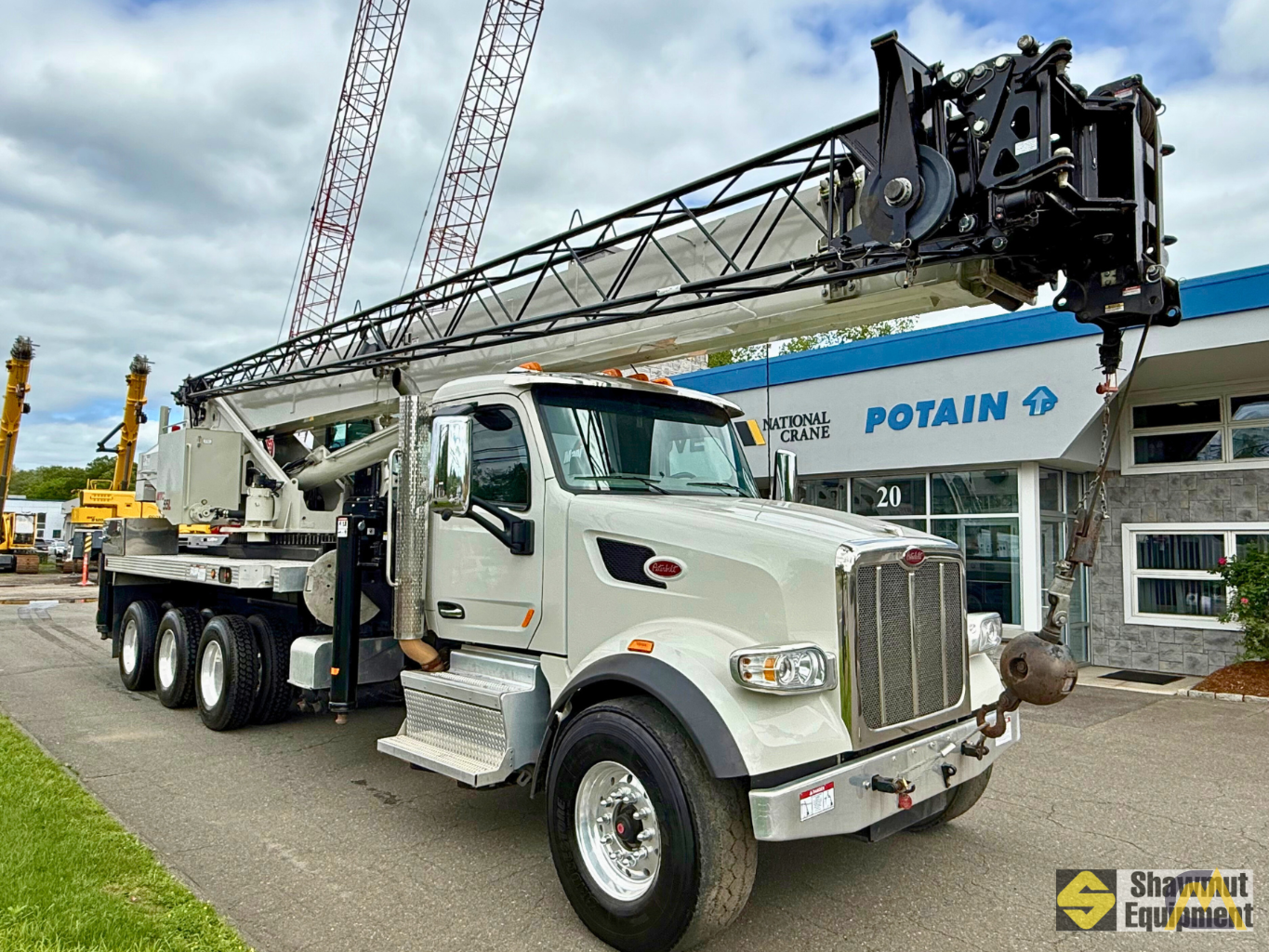 National NTC55L Boom Truck Crane on Peterbilt 567 1