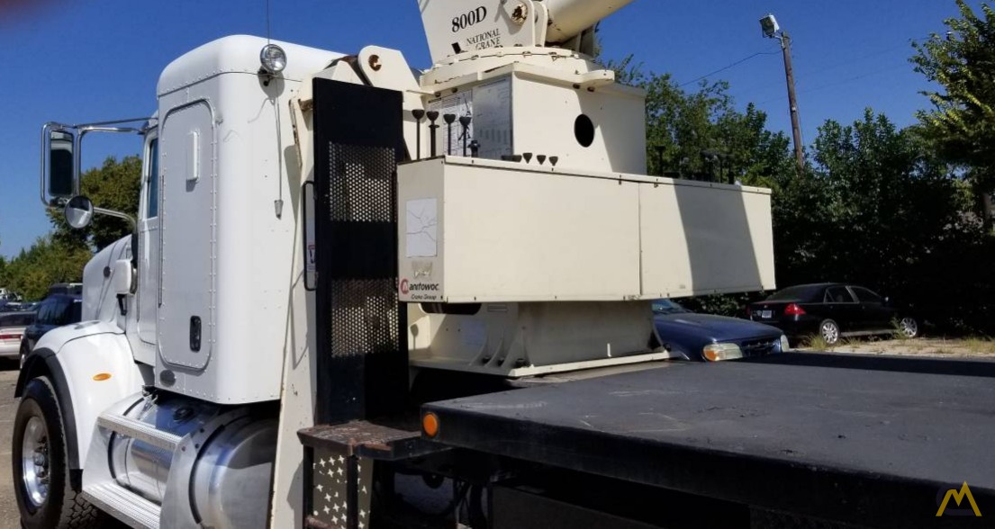 National Series 800D Model 890D Boom Truck Crane on Low Mile Peterbilt 365 5