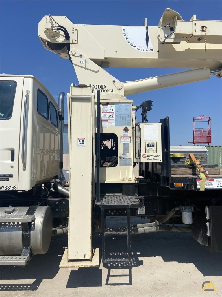 National Series 800D / 8100D 23-ton Boom Truck Crane on Sterling LT9500 8