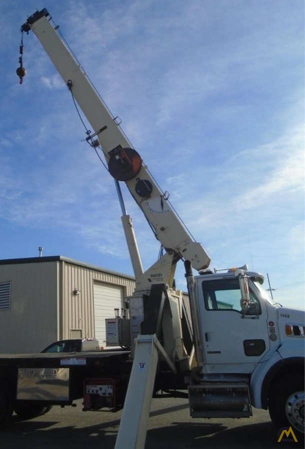 National Series 800D Model 8100D Boom Truck Crane on Peterbilt 365 8