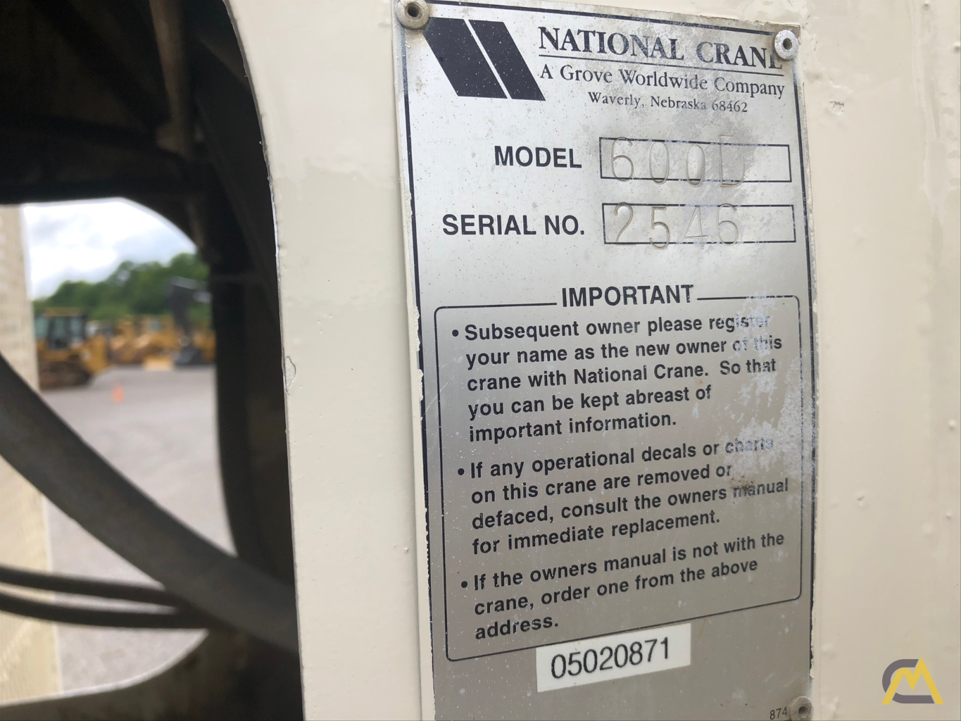 Natonal 685D 18-ton Boom Truck Crane on International 6
