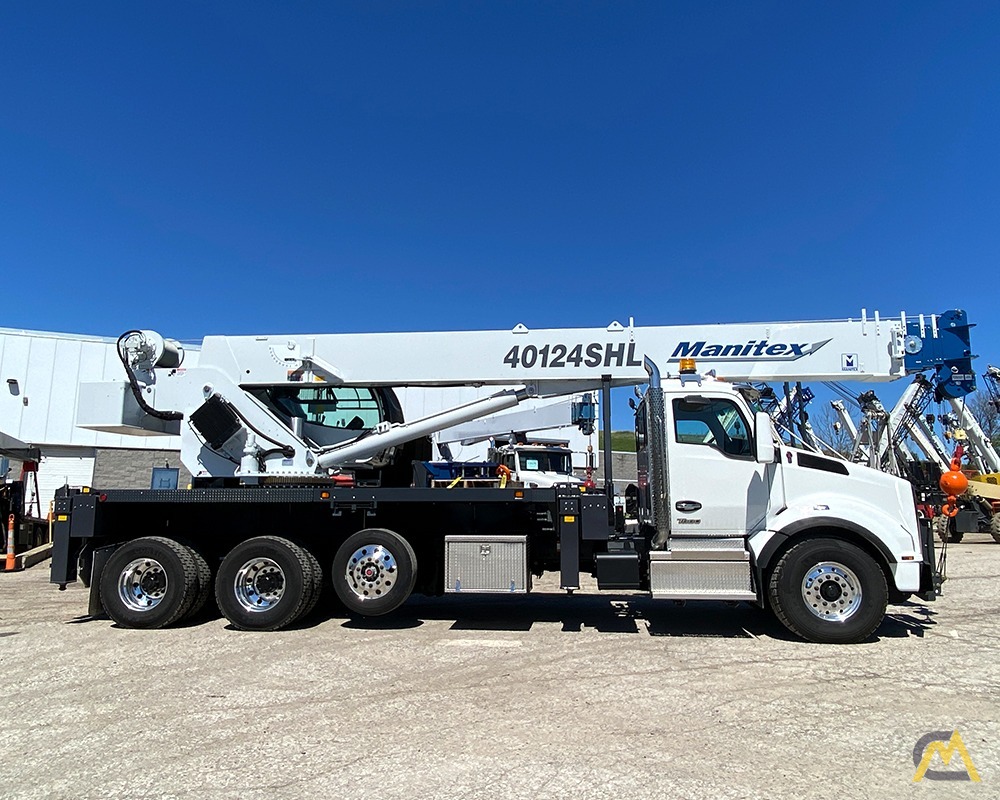 NEW! 2022 Manitex 40124SHL 40-Ton Heavy-Lift Boom Truck Crane 6