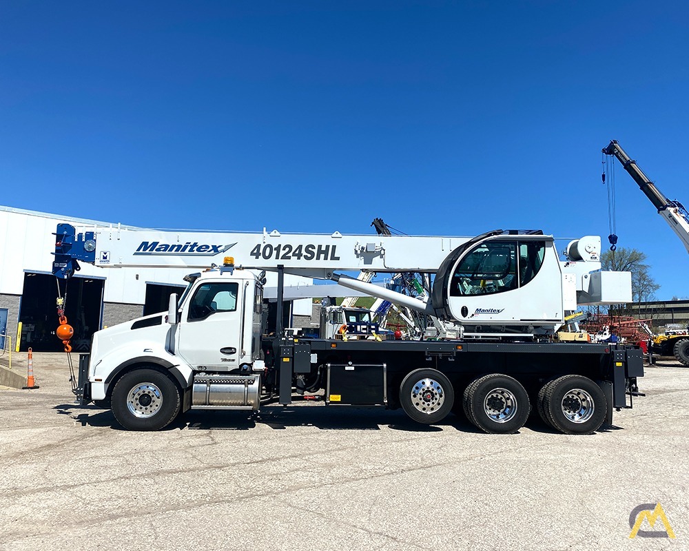 NEW! 2022 Manitex 40124SHL 40-Ton Heavy-Lift Boom Truck Crane 7