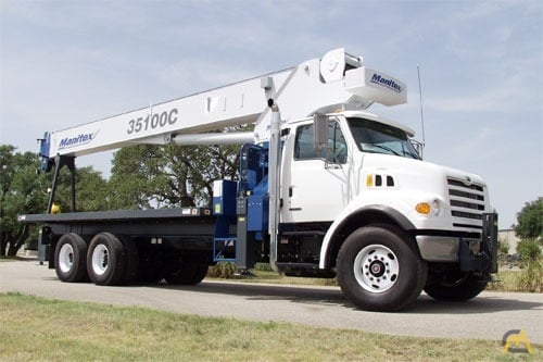 Manitex 35124C 35-ton Boom Truck Crane on Freightliner 0