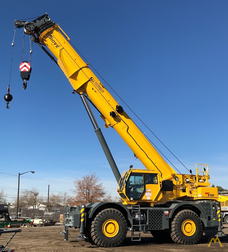 NEW 2020 Grove GRT8100 100-Ton Rough Terrain Crane 6