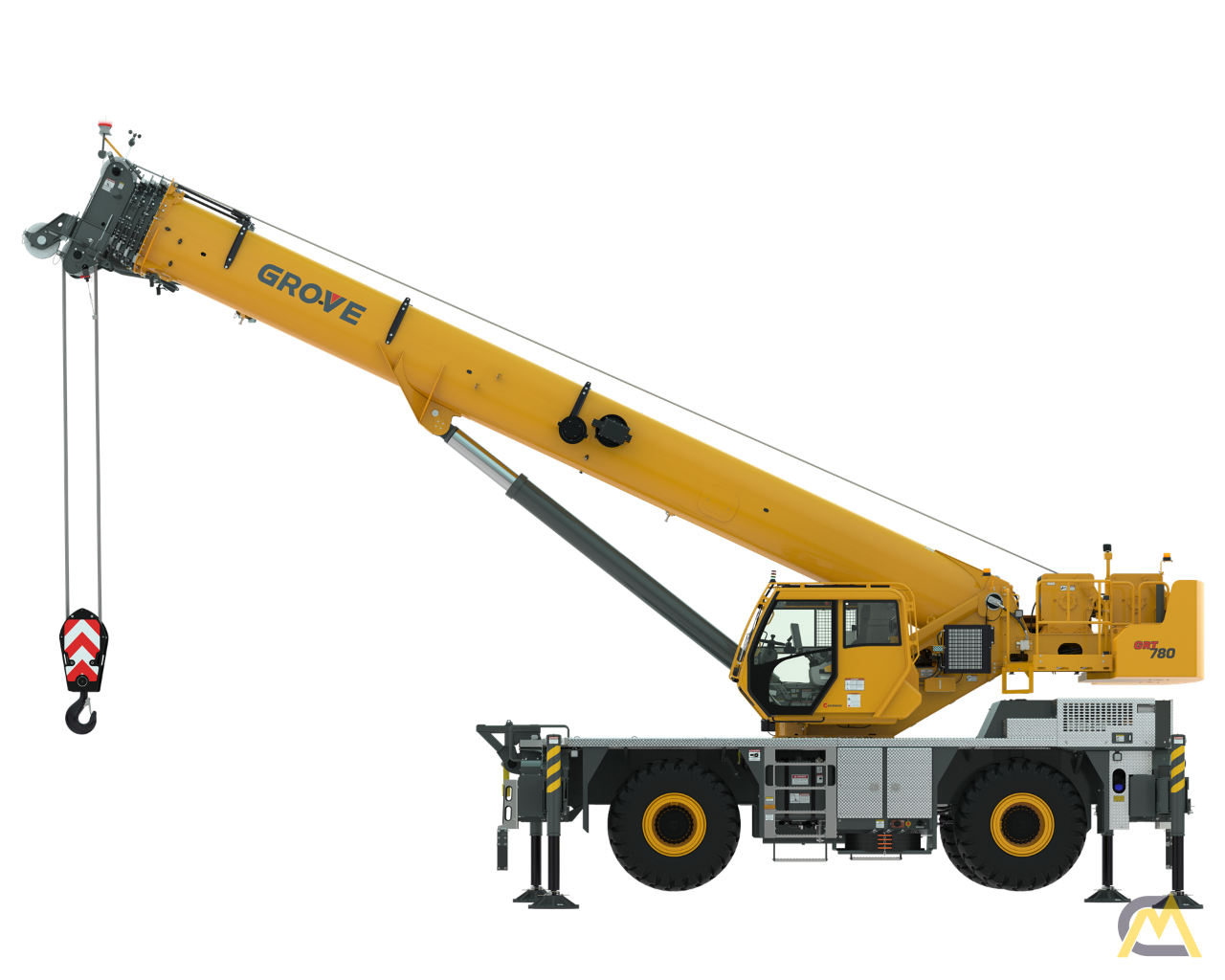 New 2027 80-ton Grove GRT780 Rough Terrain Crane 2