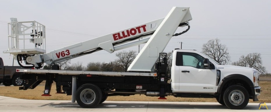 NEW Elliott V63F Telescopic Boom Aerial Bucket Truck on 2026 4x4 Ford F600 For Sale 3
