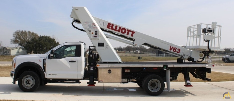 NEW Elliott V63F Telescopic Boom Aerial Bucket Truck on 2026 4x4 Ford F600 For Sale 4